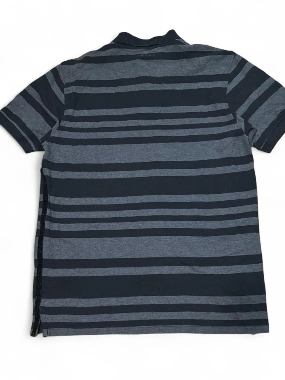 COOGI Men's Black & Gray Striped Polo